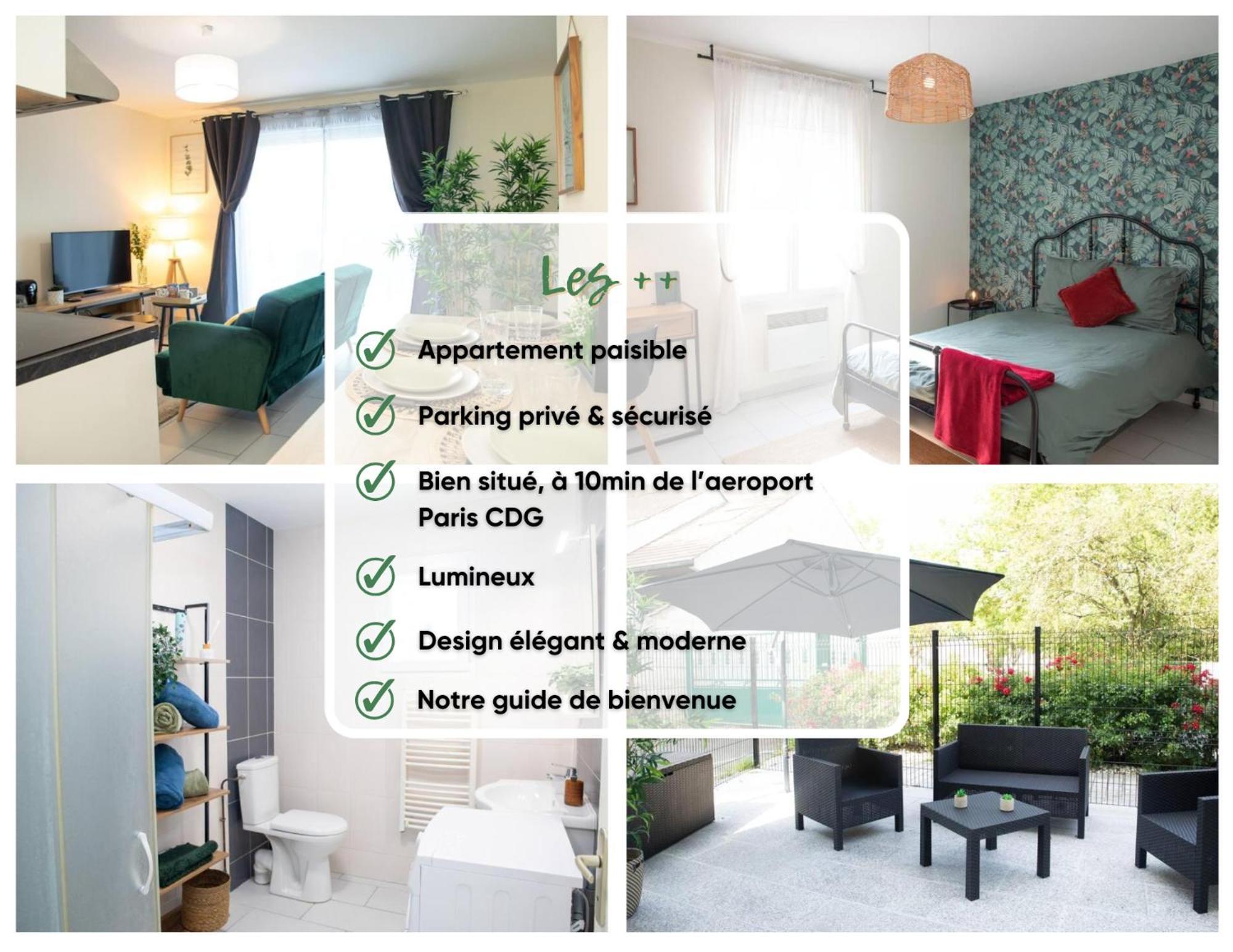 Djial - Proche De Cdg Et Du Parc Asterix Apartment ดัมมาแตงอองโกล ภายนอก รูปภาพ